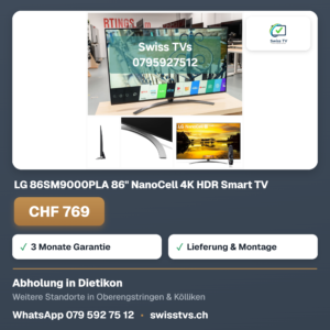 LG 86SM9000PLA 86" NanoCell 4K HDR Smart TV
