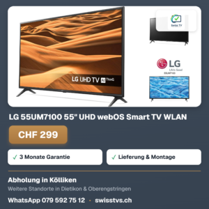 LG 55UM7100 55" UHD webOS Smart TV WLAN