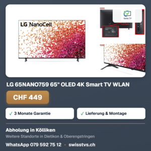 LG 65NANO759 65" OLED 4K Smart TV WLAN