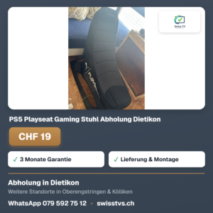 PS5 Playseat Gaming Stuhl Abholung Dietikon