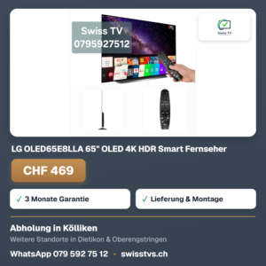 LG OLED65E8LLA 65" OLED 4K HDR Smart Fernseher