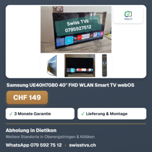 Samsung UE40H7080 40" FHD WLAN Smart TV webOS