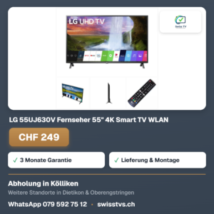 LG 55UJ630V Fernseher 55" 4K Smart TV WLAN