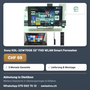 Sony KDL-32W705B 32" FHD WLAN Smart Fernseher