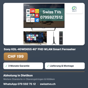 Sony KDL-40WD655 40" FHD WLAN Smart Fernseher
