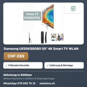 Samsung UE55KS8080 55" 4K Smart TV WLAN