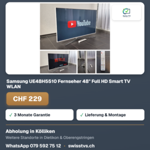 Samsung UE48H5510 Fernseher 48" Full HD Smart TV WLAN