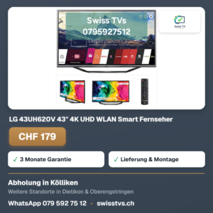 LG 43UH620V 43" 4K UHD WLAN Smart Fernseher