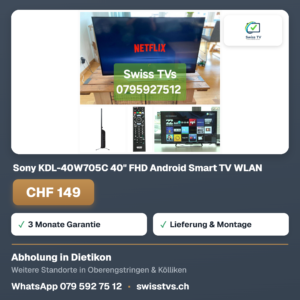 Sony KDL-40W705C 40" FHD Android Smart TV WLAN