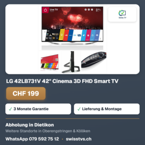LG 42LB731V 42" Cinema 3D FHD Smart TV