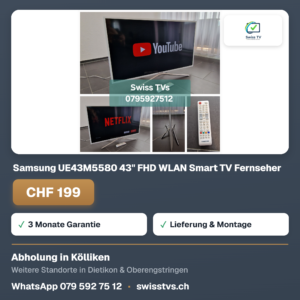 Samsung UE43M5580 43" FHD WLAN Smart TV Fernseher