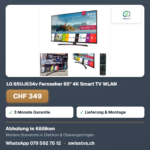 LG 65UJ634v Fernseher 65" 4K Smart TV WLAN