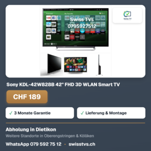 Sony KDL-42W828B 42" FHD 3D WLAN Smart TV