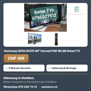 Samsung UE40J6370 40" Curved FHD WLAN Smart TV