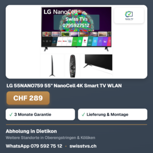 LG 55NANO759 55" NanoCell 4K Smart TV WLAN