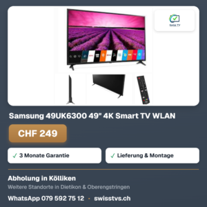 Samsung 49UK6300 49" 4K Smart TV WLAN