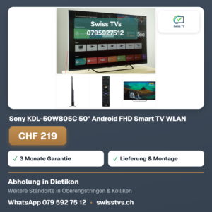 Sony KDL-50W805C 50" Android FHD Smart TV WLAN