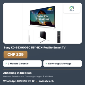 Sony KD-55X9005C 55" 4K X-Reality Smart TV