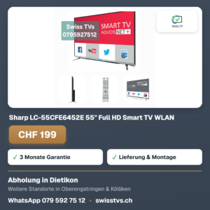 Sharp LC-55CFE6452E 55" Full HD Smart TV WLAN