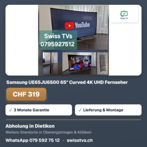 Samsung UE65JU6500 65" Curved 4K UHD Fernseher