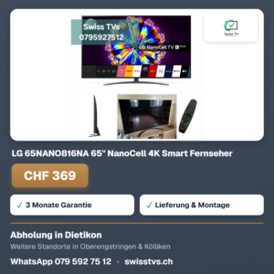 LG 65NANO816NA 65" NanoCell 4K Smart Fernseher