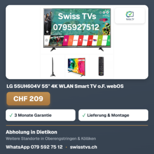 LG 55UH604V 55" 4K WLAN Smart TV o.F. webOS