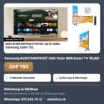 Samsung GU85TU8079 85" UHD Tizen HDR Smart TV WLAN