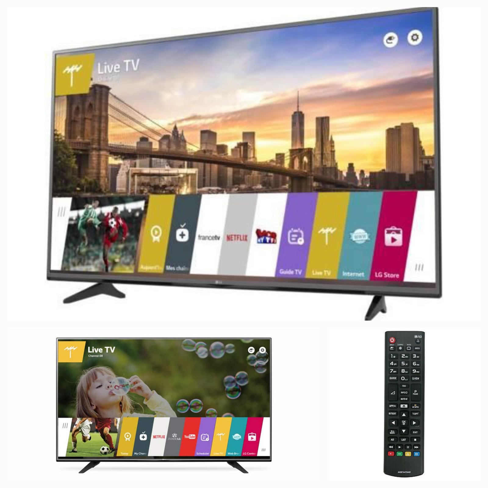 LG 49UH603v 49" 4K Smart TV WLAN Fernseher
