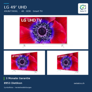 LG 49UN73906L 49" UHD Smart TV WLAN Fernseher