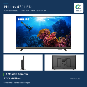 Philips 43PFS6808/12 43" Android HDR Smart TV WLAN