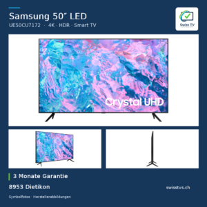 Samsung UE50CU7172 50" UHD Tizen HDR Smart TV WLAN