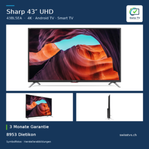 Sharp 43BL5EA 43" 4K UHD Smart TV Fernseher