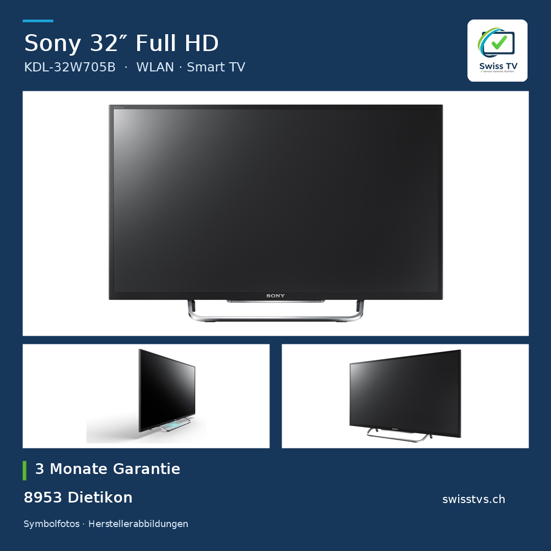 27x Sony KDL-32W705B 32" FHD WLAN Smart TV