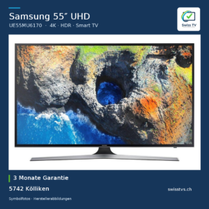Samsung UE55MU6170 55" 4K HDR WLAN Smart Fernseher