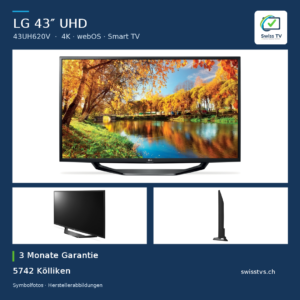LG 43UH620V 43" 4K UHD WLAN Smart Fernseher