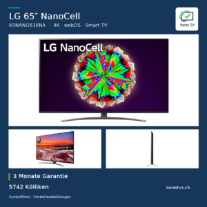 LG 65NANO816NA 65" NanoCell 4K Smart Fernseher