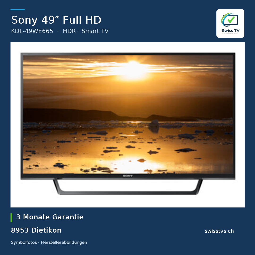 Sony KDL-49WE665 49" Full HD Smart TV WLAN