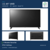 LG 49UK6200 49" 4K UHD webOS Smart TV WLAN