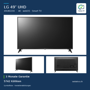 LG 49UK6200 49" 4K UHD webOS Smart TV WLAN