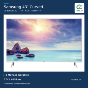 Samsung UE43KU6510 43" Curved 4K HDR Smart TV