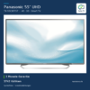 Panasonic TX-55CXF757 55" 4K HDR Smart TV WLAN