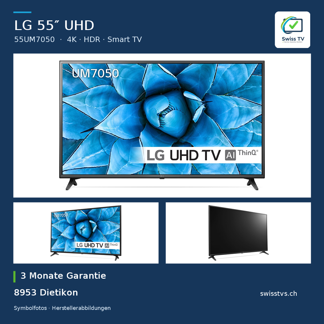 LG 55UM7050 Fernseher 55" 4K Smart TV WLAN