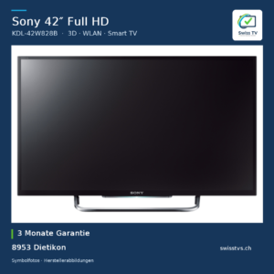Sony KDL-42W828B 42" FHD 3D WLAN Smart TV
