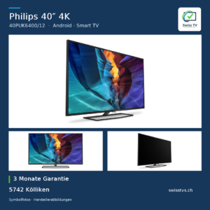 Philips 40PUK6400 Fernseher 40" 4K Smart TV WLAN