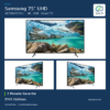 Samsung Fernseher UE75RU7179U 75" 4K Smart TV WLAN
