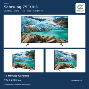 Samsung Fernseher UE75RU7179U 75" 4K Smart TV WLAN