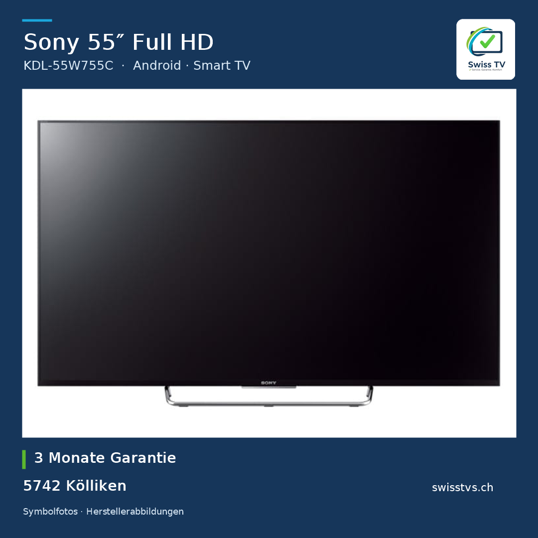 Sony KDL-55W755c Android 55" 4K Smart TV WLAN