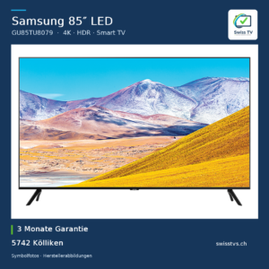 Samsung GU85TU8079 85" UHD Tizen HDR Smart TV WLAN