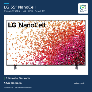 LG 65NANO759 65" 4K Smart TV WLAN Fernseher