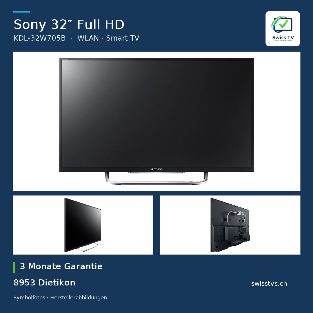 Sony KDL-32W705B 32" FHD WLAN Smart Fernseher
